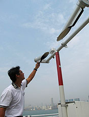 automatic visibility meter