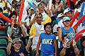 Fans cheering for team Hong Kong
