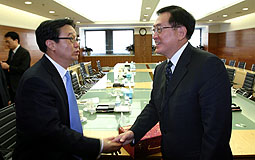 Dr York Chow  meets Vice-Minister of Commerce Gao Hucheng
