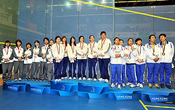 Women's squash teams event