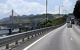 屯门公路已完成护栏加固工程