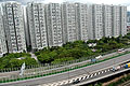 Kwun Tong Bypass with noise barriers