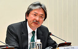 Financial Secretary John Tsang