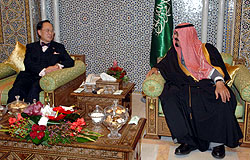 行政長官與沙特阿拉伯國王會面