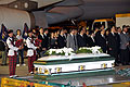 Senior officials attend mourning ceremony at airport