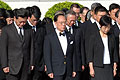 Donald Tsang observes three minutes of silence 