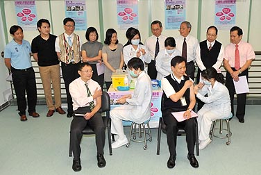 接種人類豬型流感疫苗