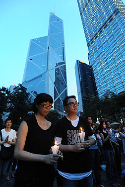 悼念馬尼拉人質事件死難者