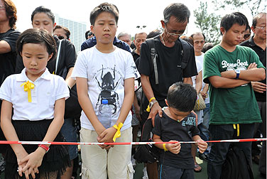 悼念馬尼拉人質事件死難者